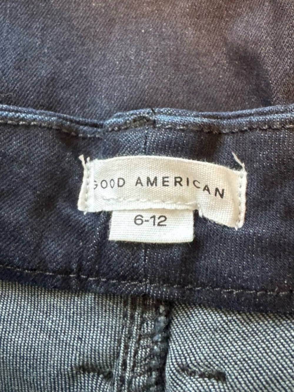 NWT Good American Dark Blue High Waisted Always Fit Good Leg Jeans Size 6-12 - Picture 10 of 14